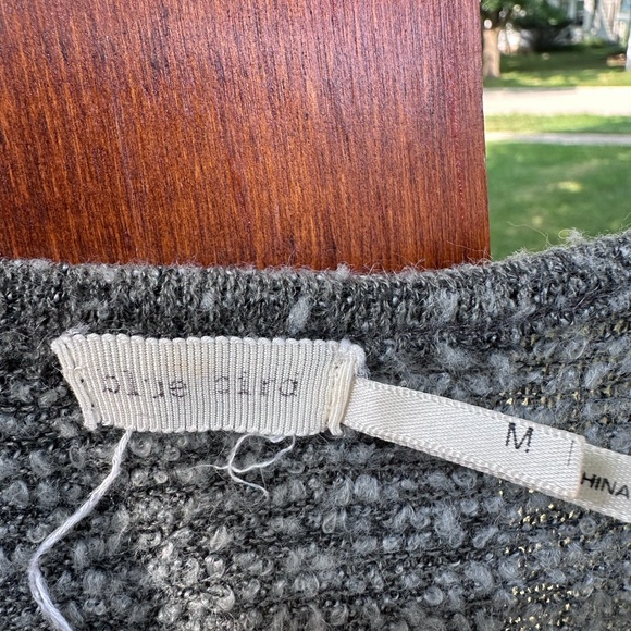 Blue Bird Gray Ruffled Ribbed Tunic - Picture 3 of 4